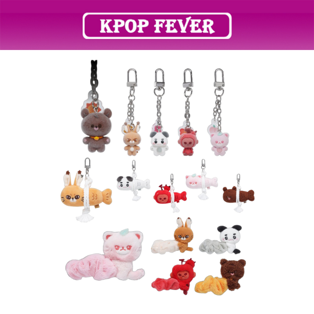 NCT 127 [NEO CITY - THE REDLINE] Tour MD / Good Luck Doll Keyring, Flocky Fanlight Keyring, Sccrunch