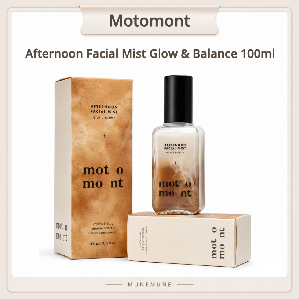 Motomont Morning Facial Mist 100ml Glow & Balance Serum Cream Face Mist Hydrating Dưỡng ẩm Mist Sản 
