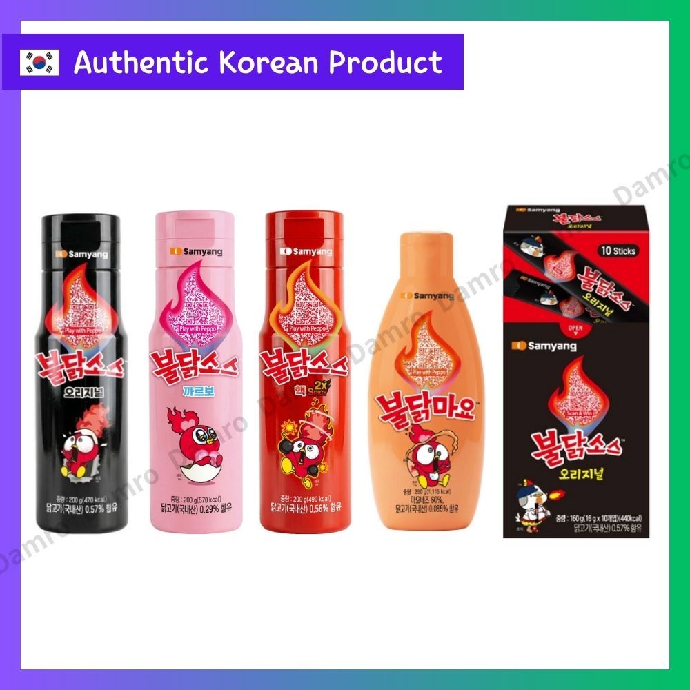 [Samyang] Bộ sưu tập nước sốt Buldak Sốt gà nóng Hàn Quốc (Sốt Hàn Quốc)