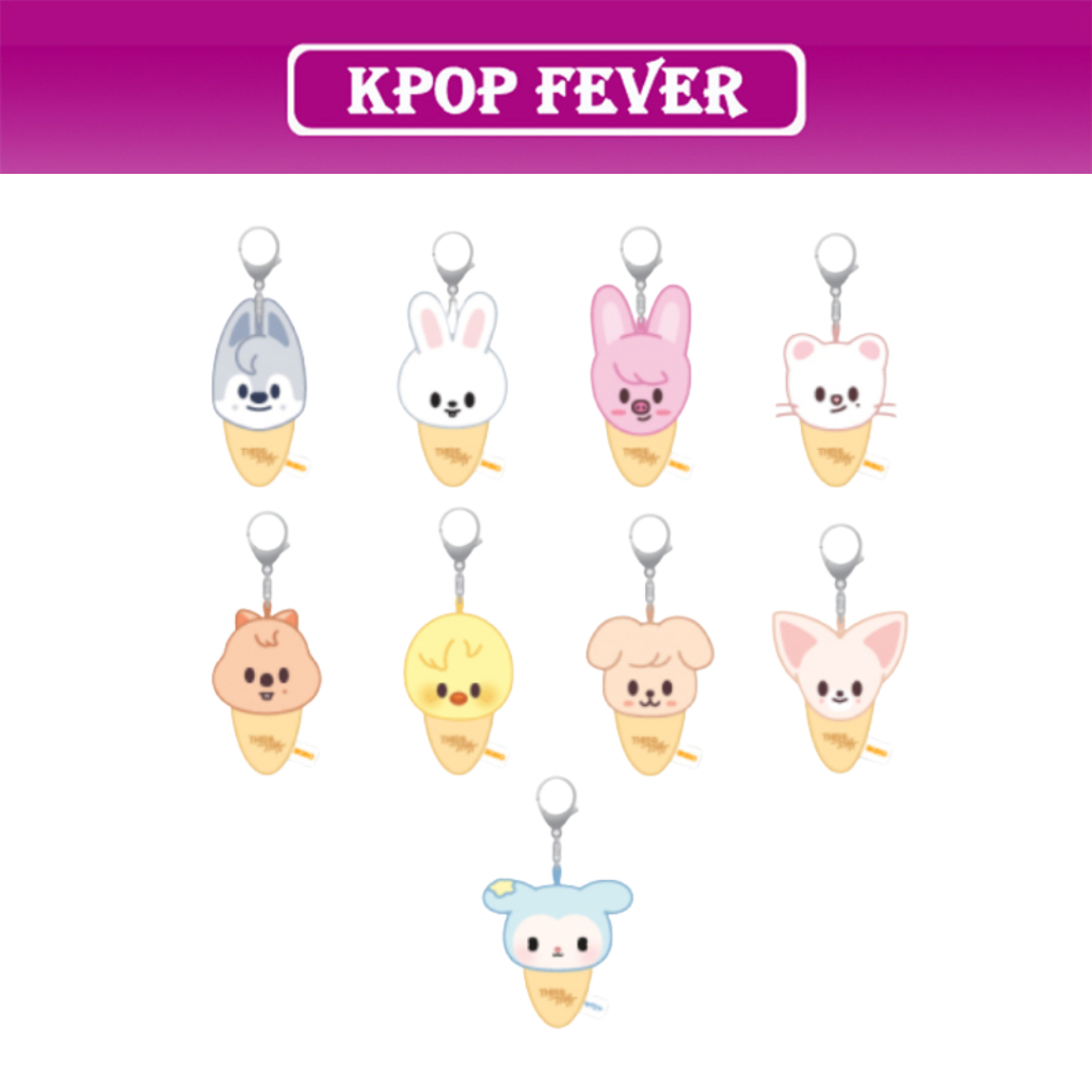 Stray Kids [THIS & THAT] MD / Plush Keyring ICECREAM Ver