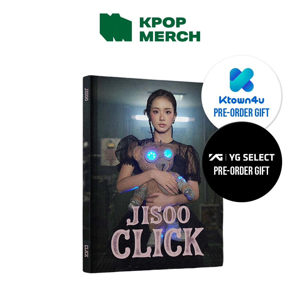 (POB Option) BLACKPINK JISOO - Single Album [CLICK] PHOTOBOOK VER.