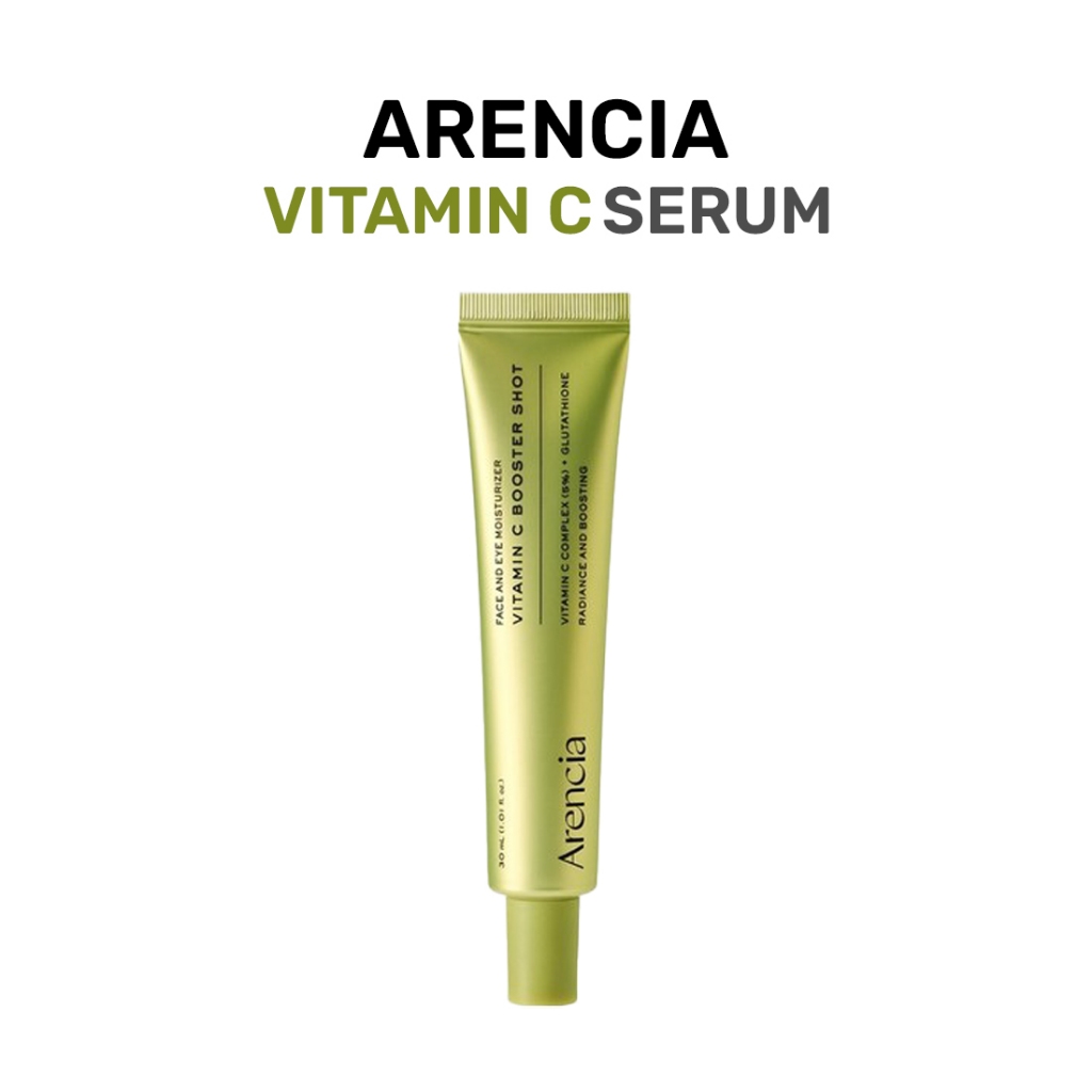 [ARENCIA] Vitamin C Booster Shot 30ml 5% Ethyl Ascorbic Acid Brightening Serum Sản xuất tại Hàn Quốc