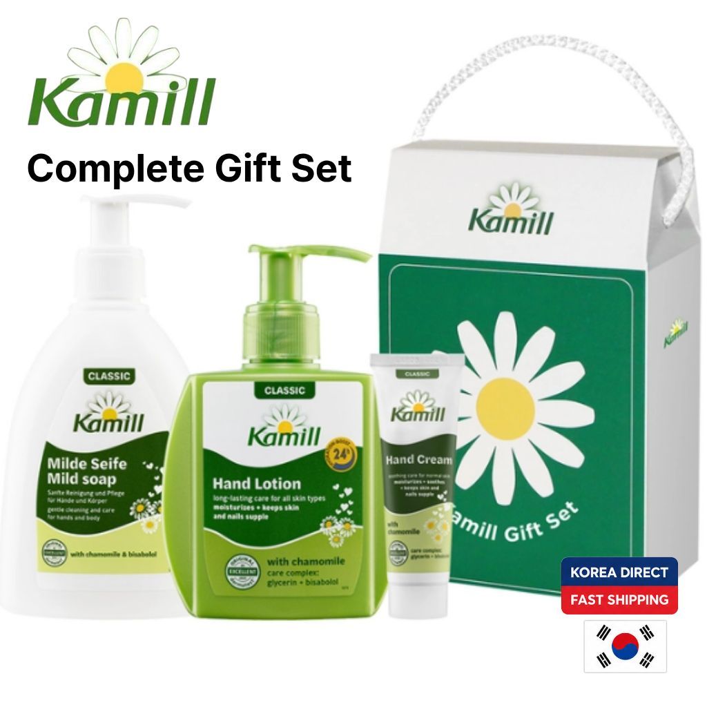 [Chính hãng 100%] Bộ quà tặng chăm sóc tay cổ điển Kamill Sữa rửa tay 500ml Kem dưỡng tay Mini 125ml