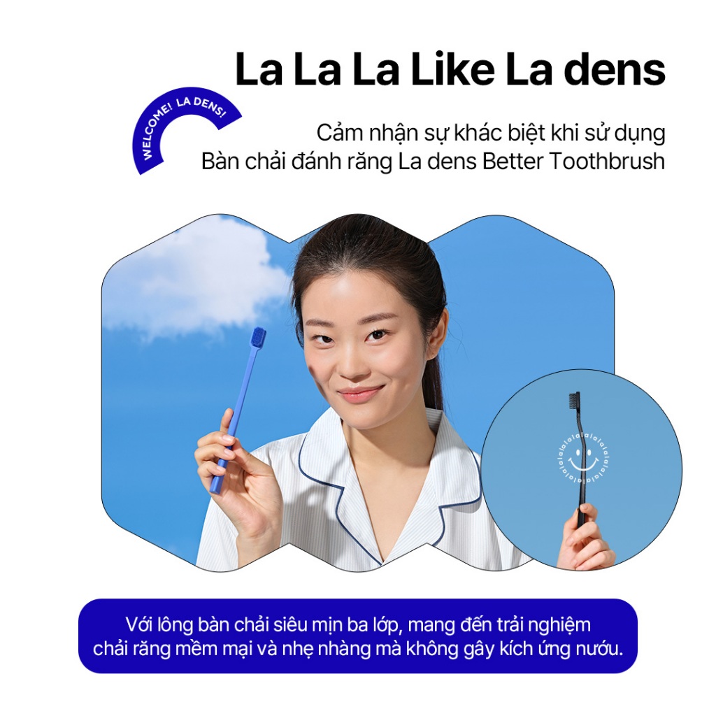 [La dens Official] Đầu thay bàn chải đánh răng cao cấp thế hệ mới Better Toothbrush Refill | BigBuy360 - bigbuy360.vn