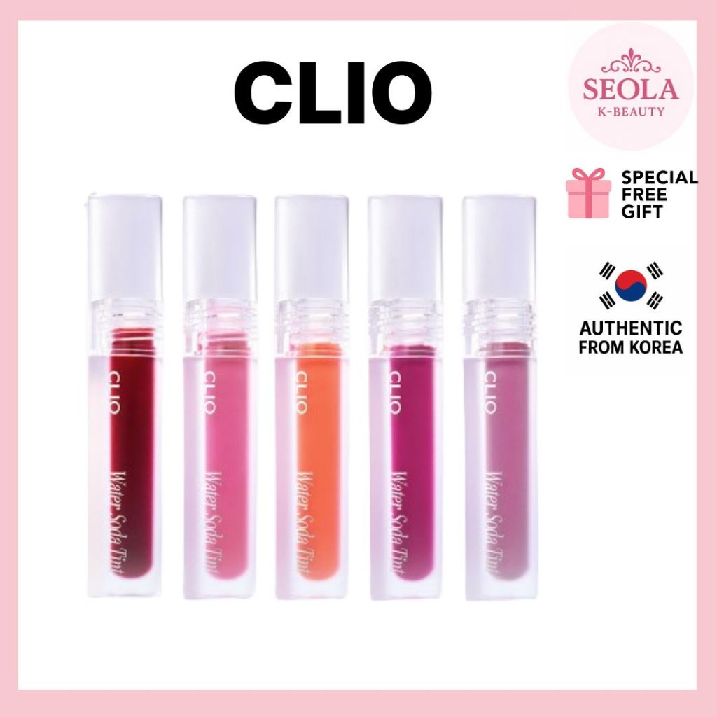 [CLIO] Water Soda Tint / Son tint nước 3g