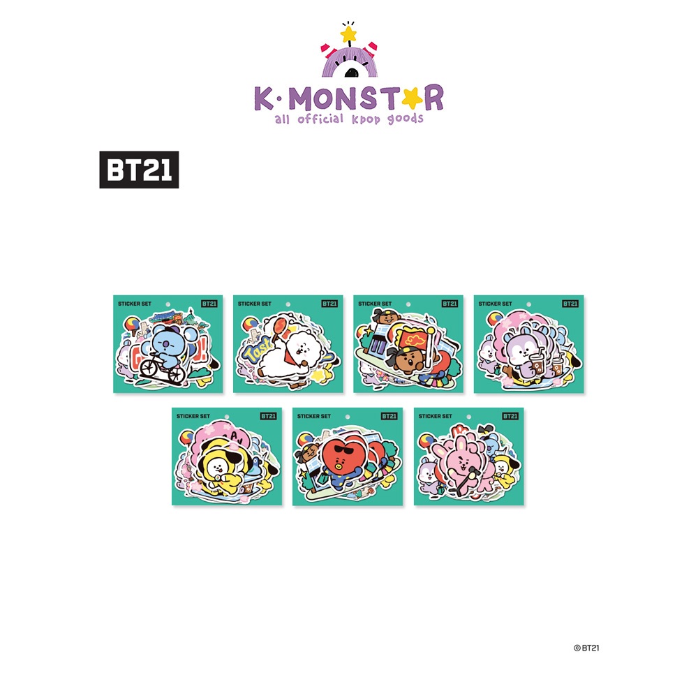 [POB] BT21 STICKER SET