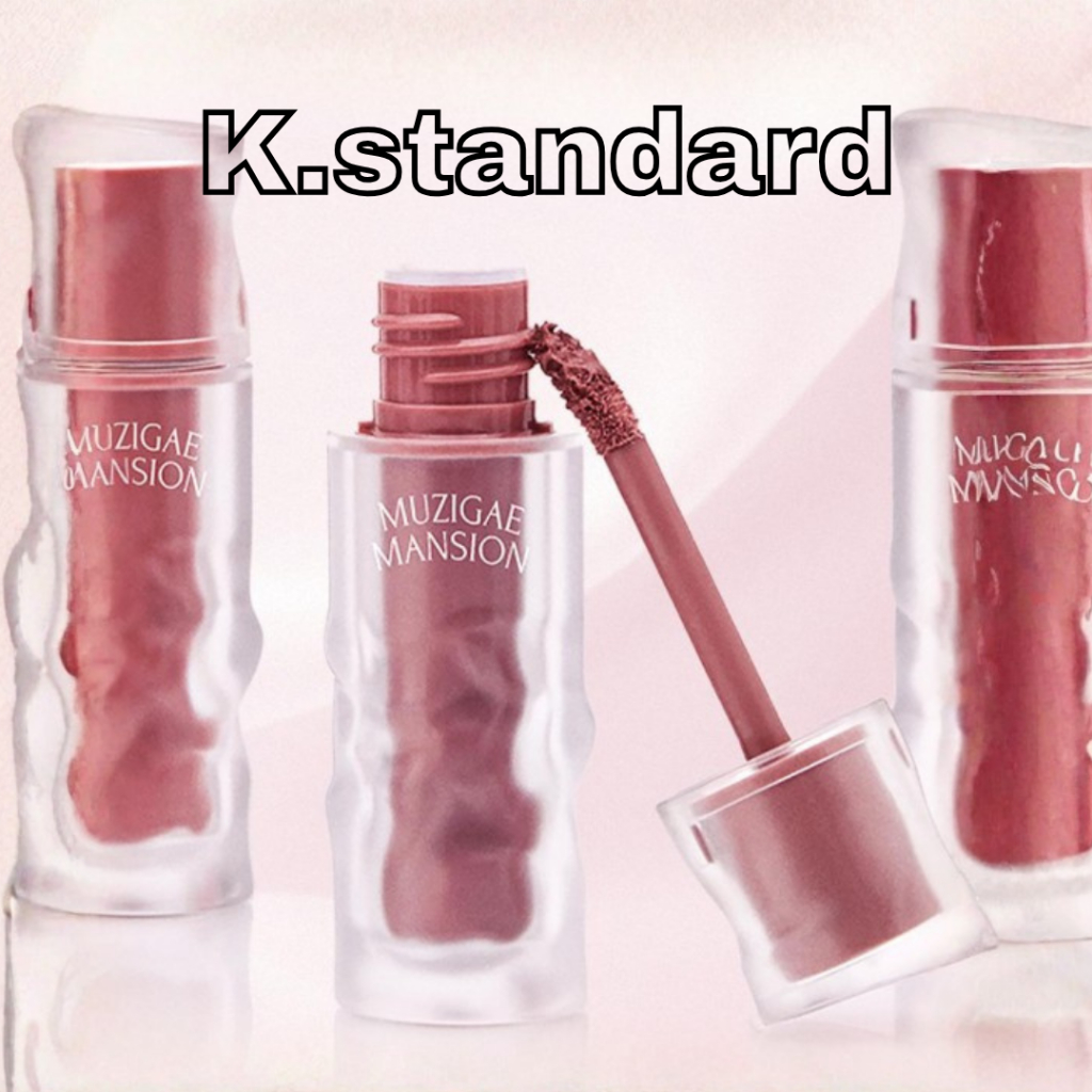 [MUZIGAE MANSION] Kem đánh bóng tắt tiếng 4ml | K-Beauty Lip Tint Matte Blur Effect Nhẹ Airy Soft Ve