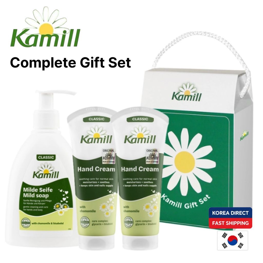[Chính hãng 100%] Bộ chăm sóc tay Kamill Kem dưỡng tay cổ điển 100ml x2 + Xà phòng lỏng nhẹ 300ml Bộ