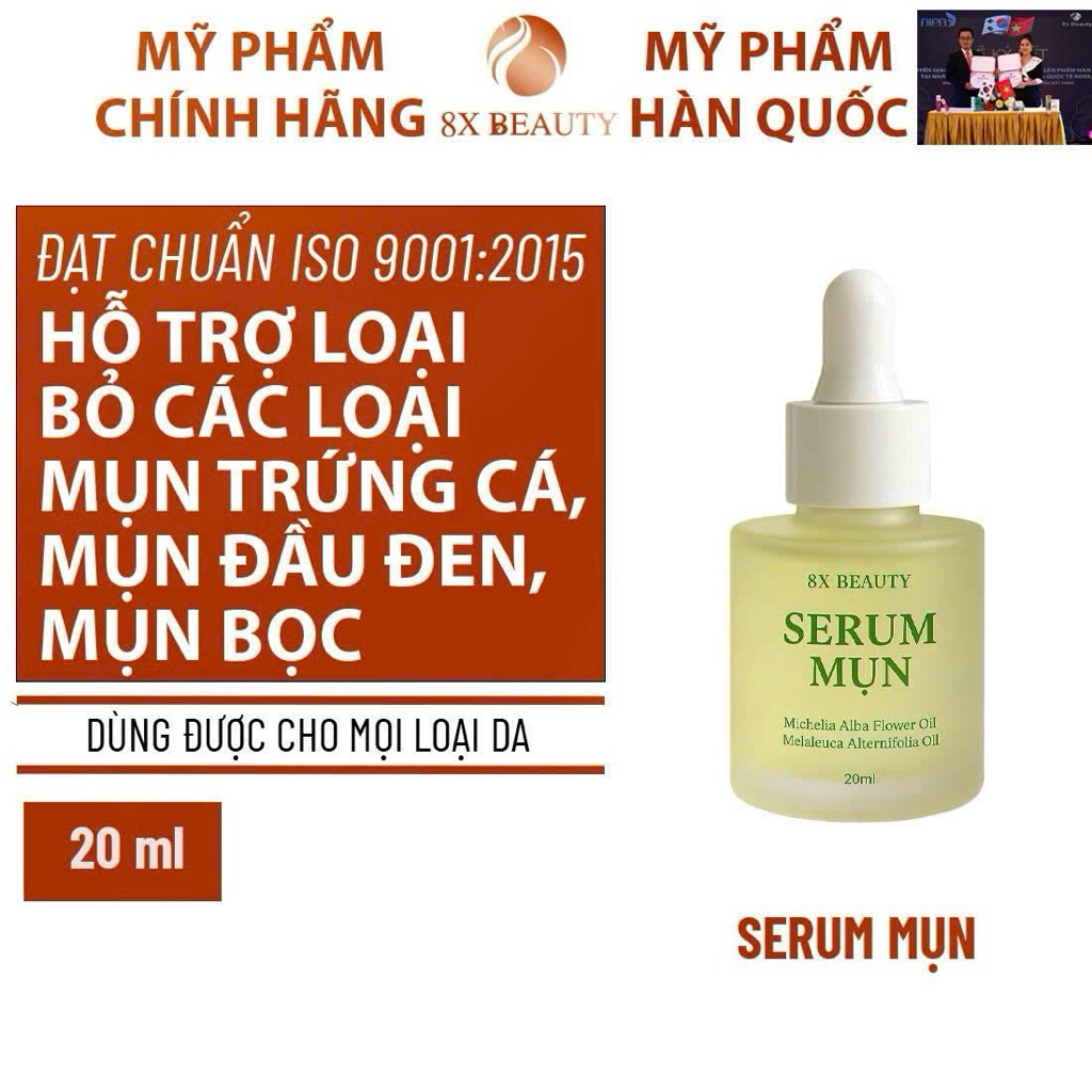 COMBO SERUM VÀ KEM HỖ TRỢ CHO DA MỤN . BỘ SẢN PHẨM CỦA 8X BEAUTY