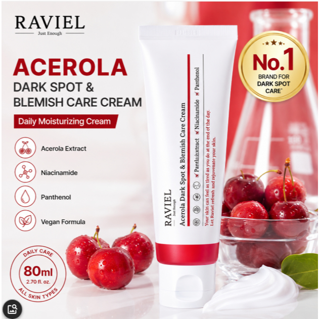 Kem dưỡng ẩm hàng ngày RAVIEL Acerola 80ml