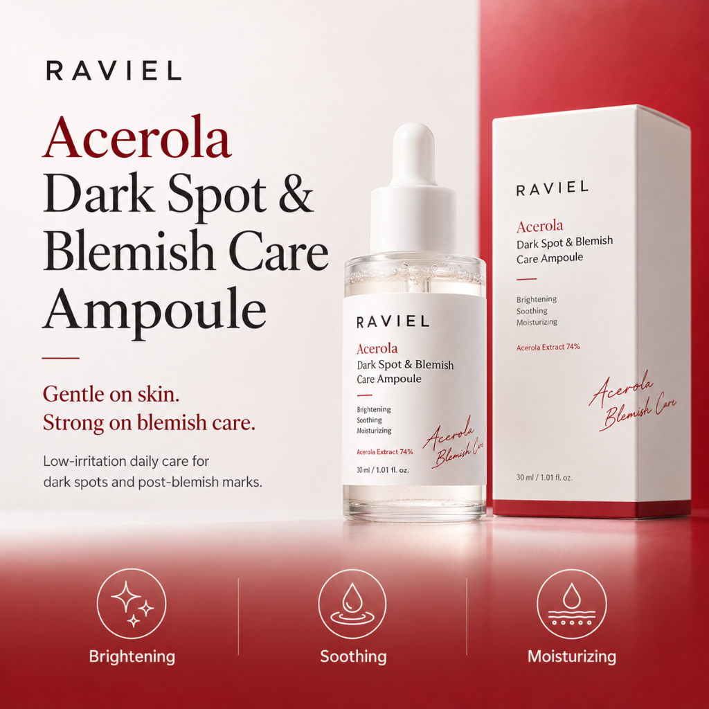 [RAVIEL] Acerola Dark Spot & Blemish Care Ampoule 30ml