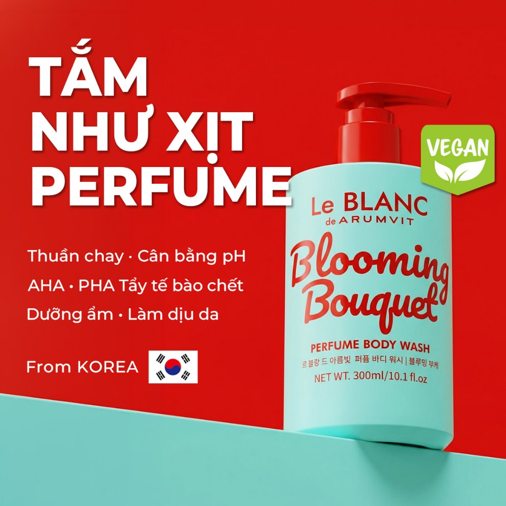 Le BLANC Sữa Tắm Nước Hoa - Blooming Bouquet | Perfume Body Wash