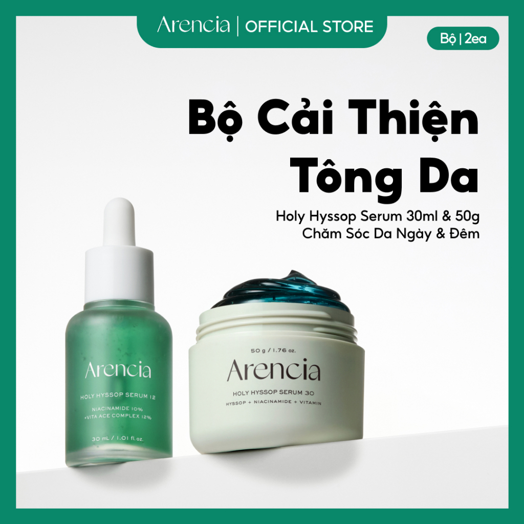 [Arencia] Bộ Serum Holy Hyssop Dưỡng Sáng Da