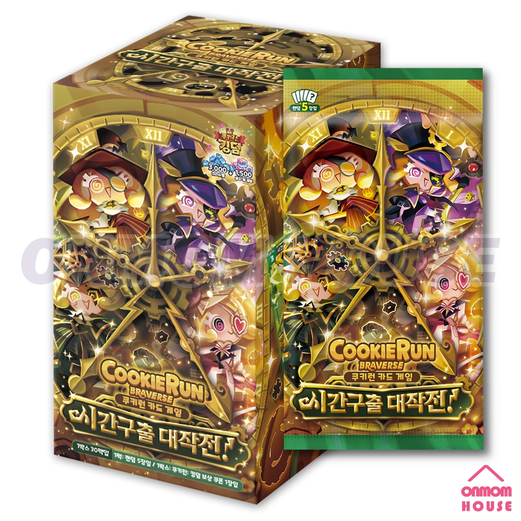 Cookie Run Braverse Hours Rescue Master Booster Pack Vol.6 TCG Hàn Quốc