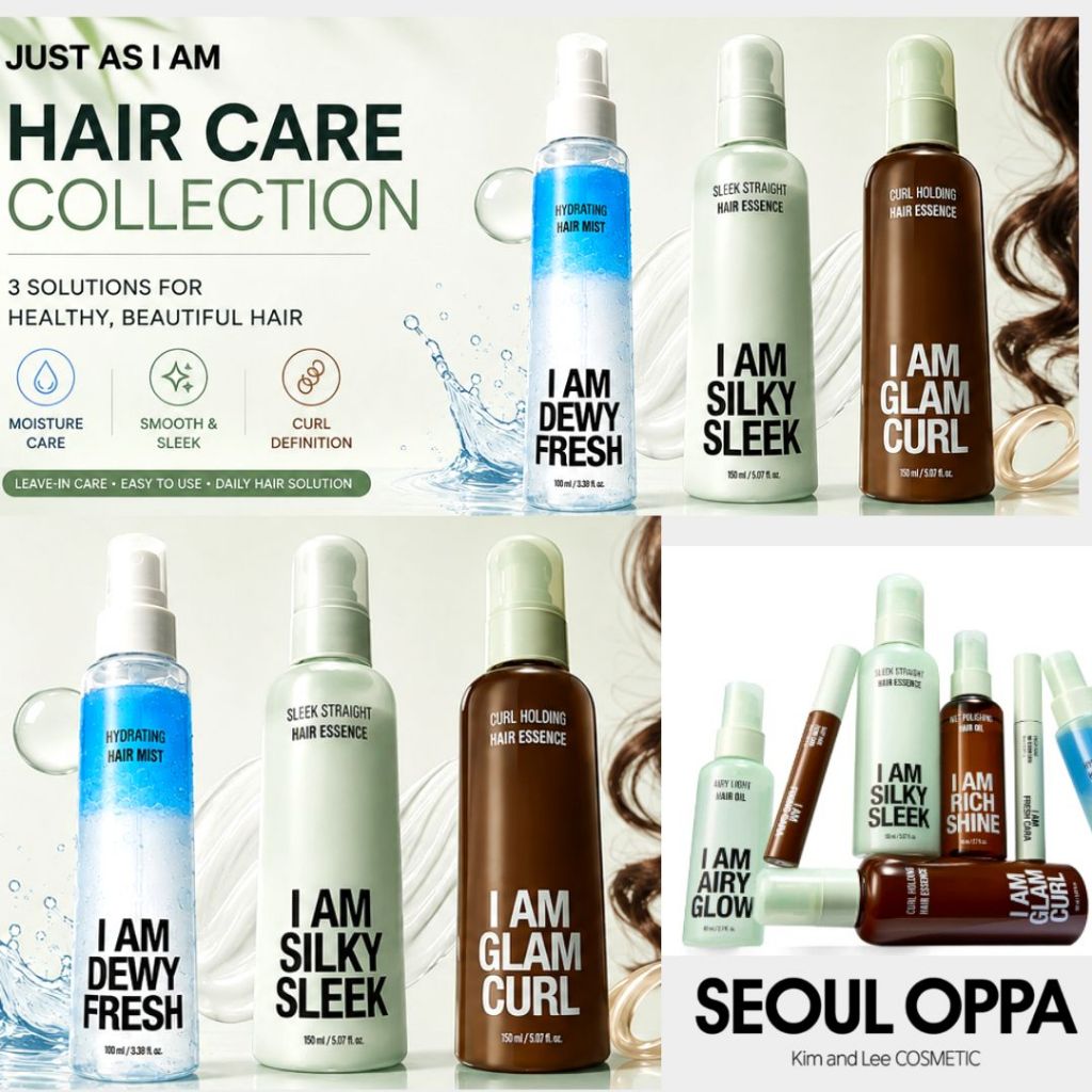 [JUST AS I AM] SERIES CHĂM SÓC TÓC – 3 LOẠI / SeoulOppa
