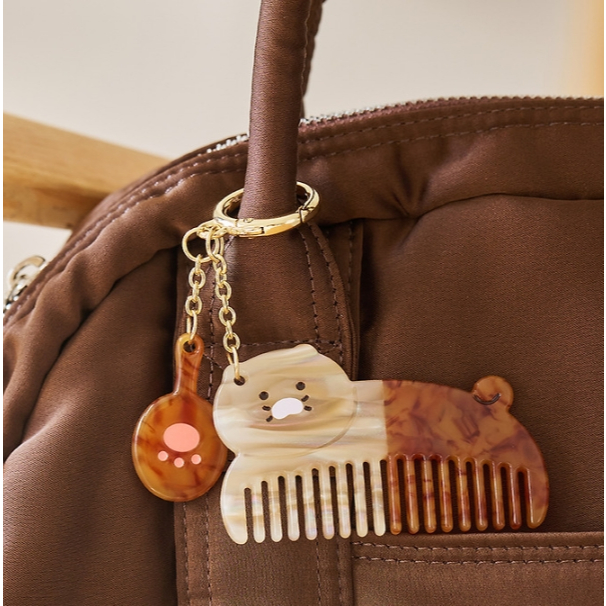 🎀【In Stock】2025 KAKAO FRIENDS Comb Keyring - Choonsik