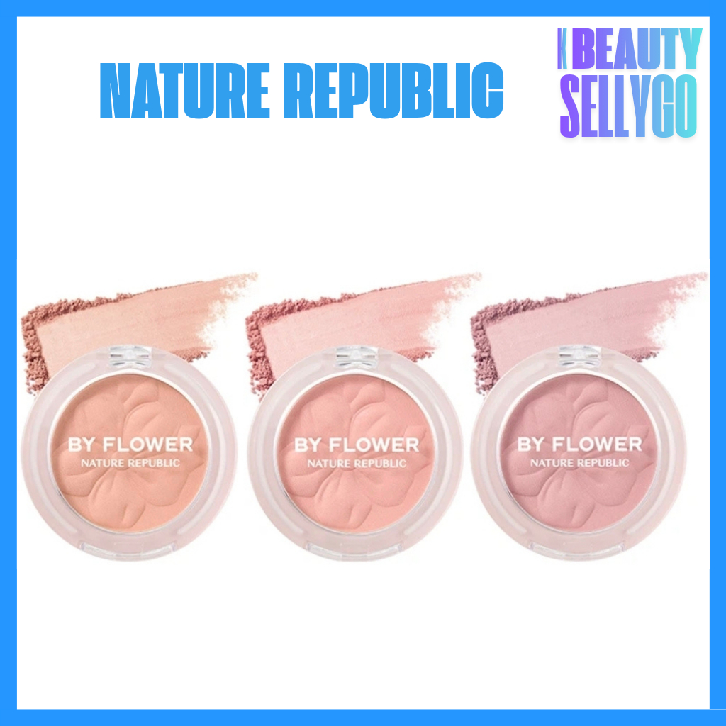 NATURE REPUBLIC By Flower Cotton Blusher | Lisianthus / Statice / Azalea