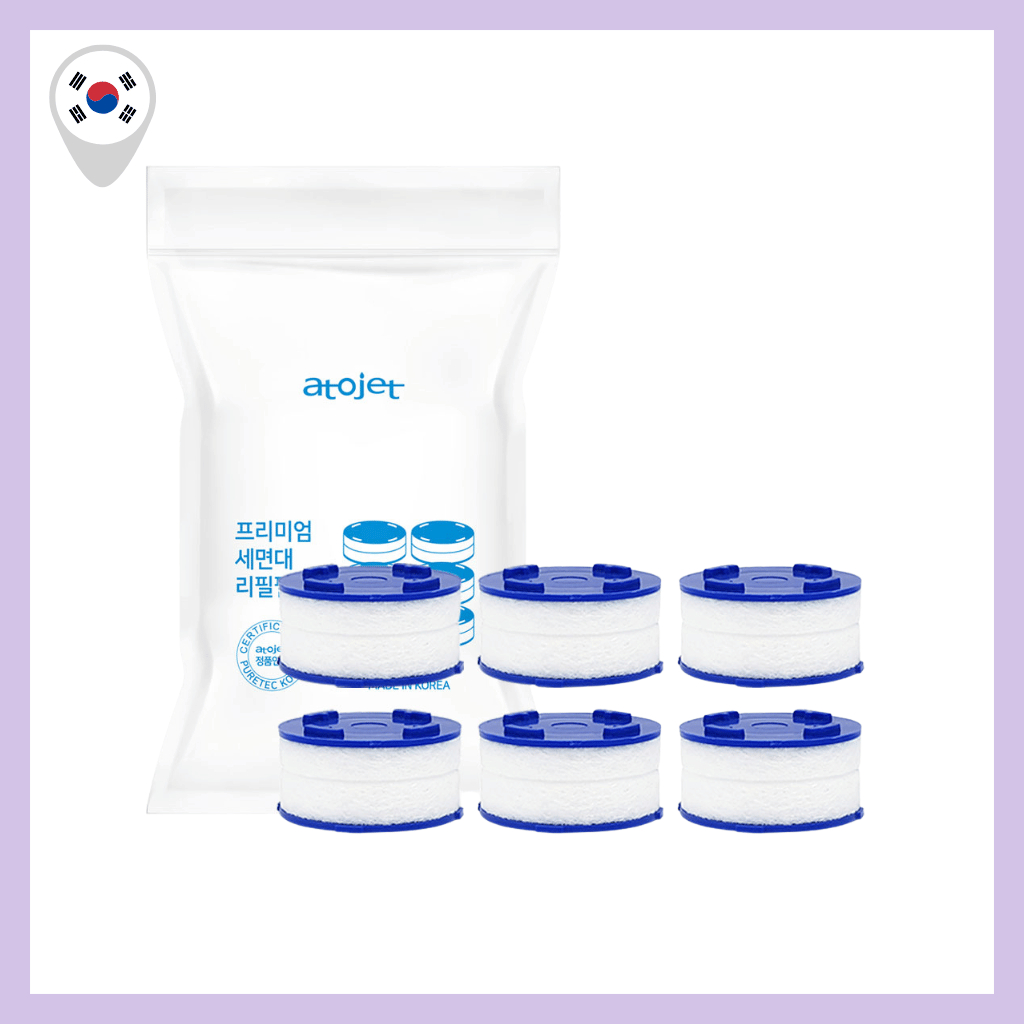 [Atojet] Bộ lọc thay thế chậu rửa cao cấp 6ea Lọc nước phòng tắm