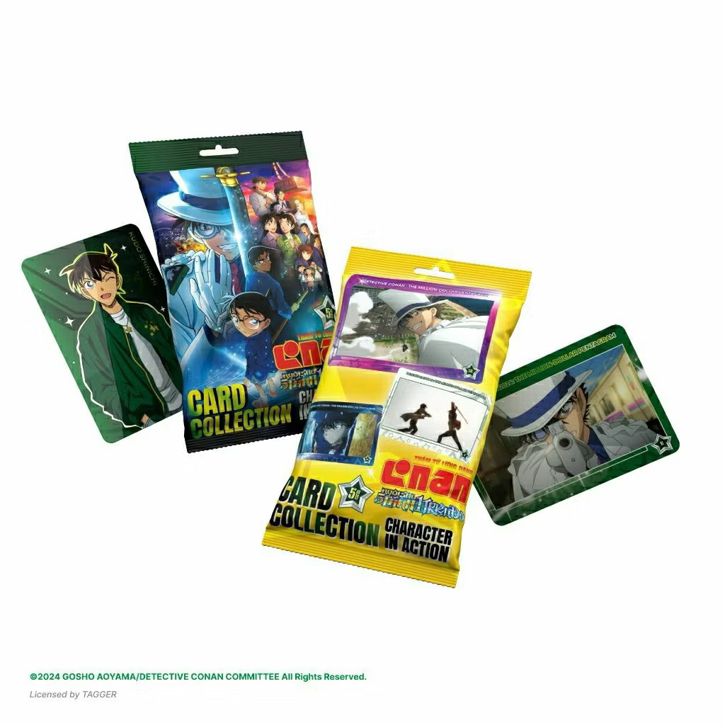 Card Collection CONAN MOVIE 27 Thám tử lừng danh Conan: Ngôi Sao 5 Cánh 1 Triệu Đô CONAN MOVIE 2024