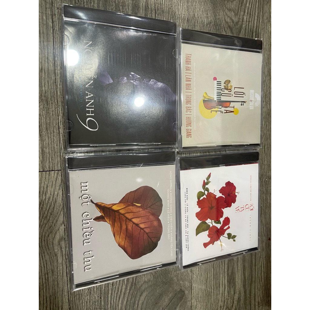 đĩa cd combo 4cd nhạc việt
