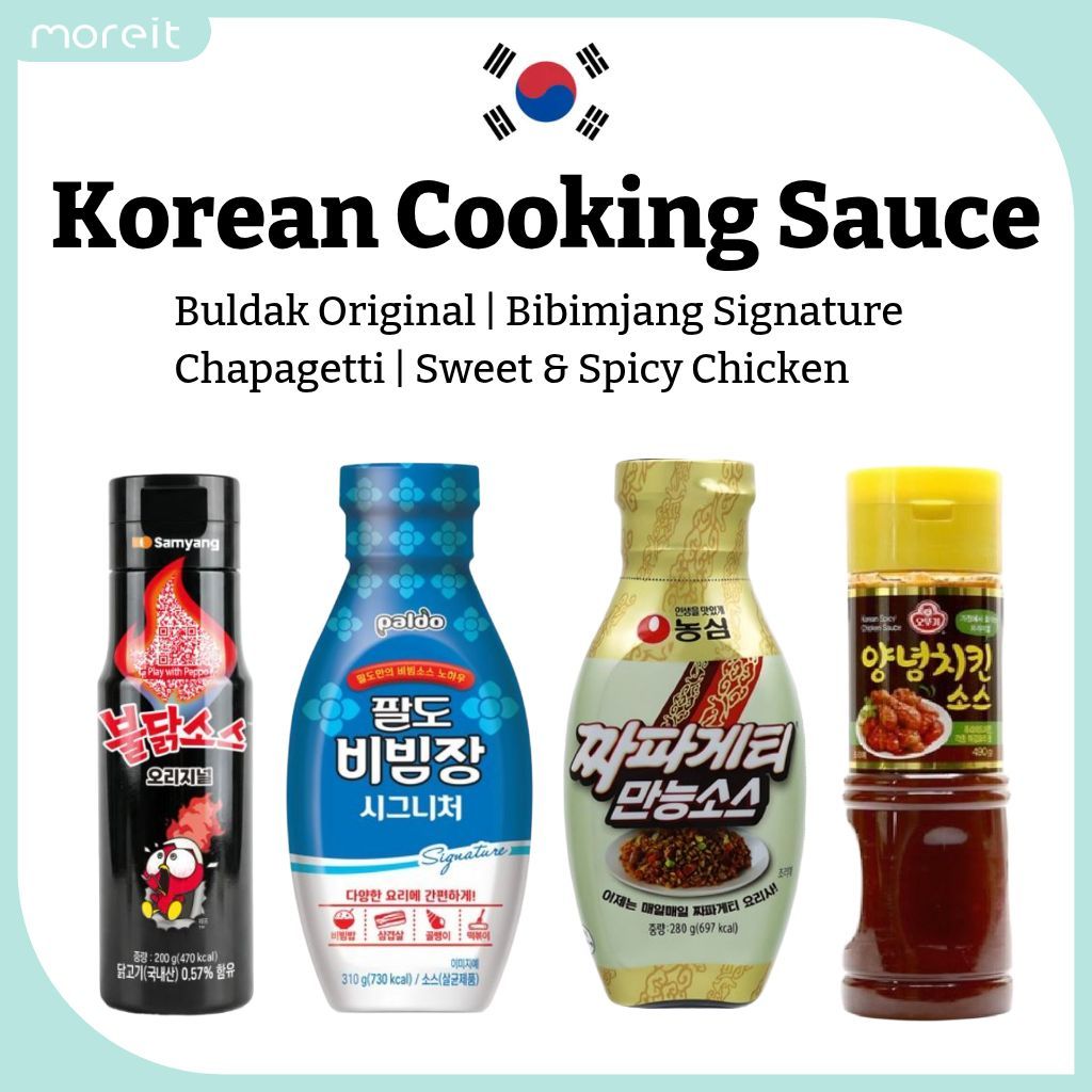 Sốt Nấu Ăn Hàn Quốc - | Buldak nguyên bản | Chữ ký Bibimjang | Nước sốt Chapagetti (Jjajang / Đậu đe