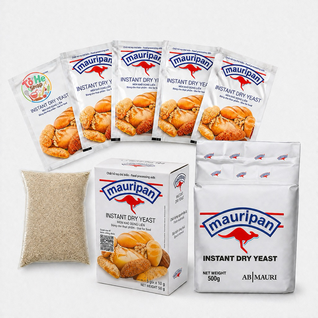 HỘP 5 GÓI MEN KHÔ INSTANT DRY YEAST MAURI