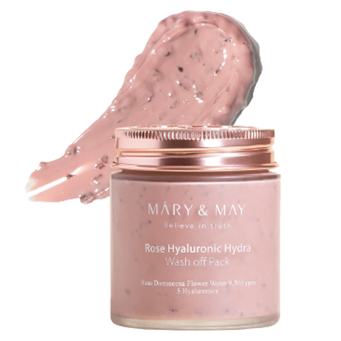 Gói rửa mặt MARY & MAY Rose Hyaluronic Hydra 125g