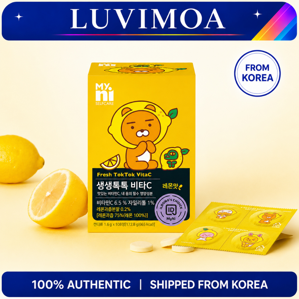 [MyNi] Fresh TalkTalk Vita C Candy 108 Viên 1 Viên Hương chanh Vitamin C B2 B6 Kẹo Hàn Quốc Snac