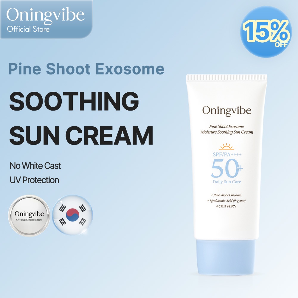 [Oningvibe Official] Kem chống nắng làm dịu độ ẩm Pine Shoot Exosome 50ml (Pine Shoot Exosome (Chiết