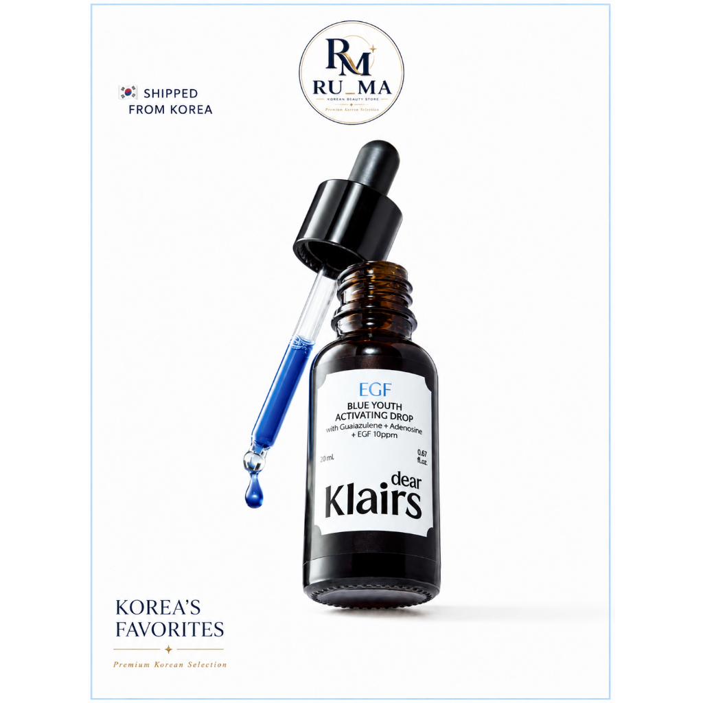 Clairs EGF Midnight Blue Youth Kích Hoạt Giọt 10ml Blue Serum Chăm Sóc Da