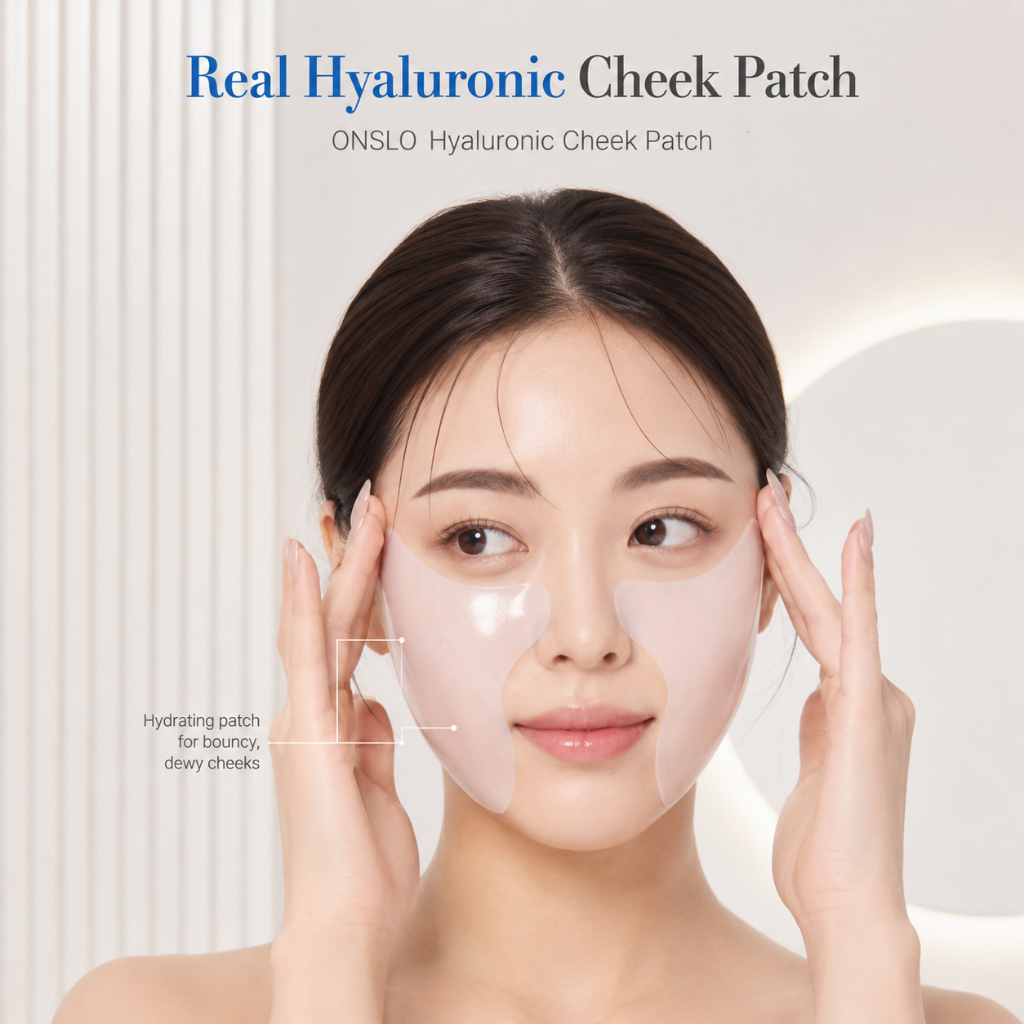 ONSLO Hyaluronic Cooling Makeup Mask 7 Sheets Hydrating Face Mask Korean Skincare