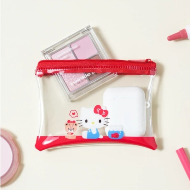 [Daiso] Túi mỏng Hello Kitty Clear (Size S)