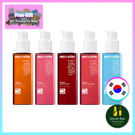 Mise En Scene Perfect Serum 80ml (Perfect Serum Original, Super Rich, Tạo kiểu, Watery, Milky, Rose)
