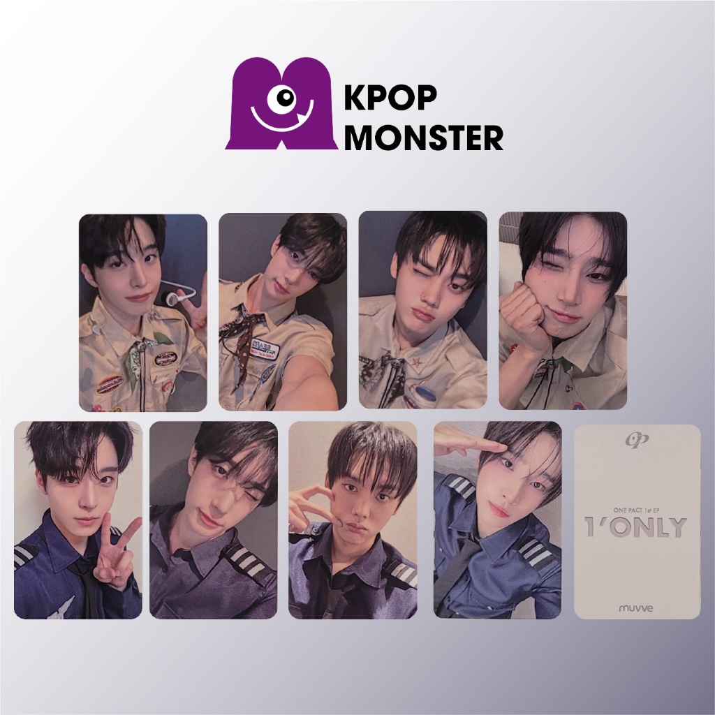 [One Pact] Sự kiện họp quạt 1'ONLY / JJMUZE (6.20) Photocard (bị trầy xước nhỏ)
