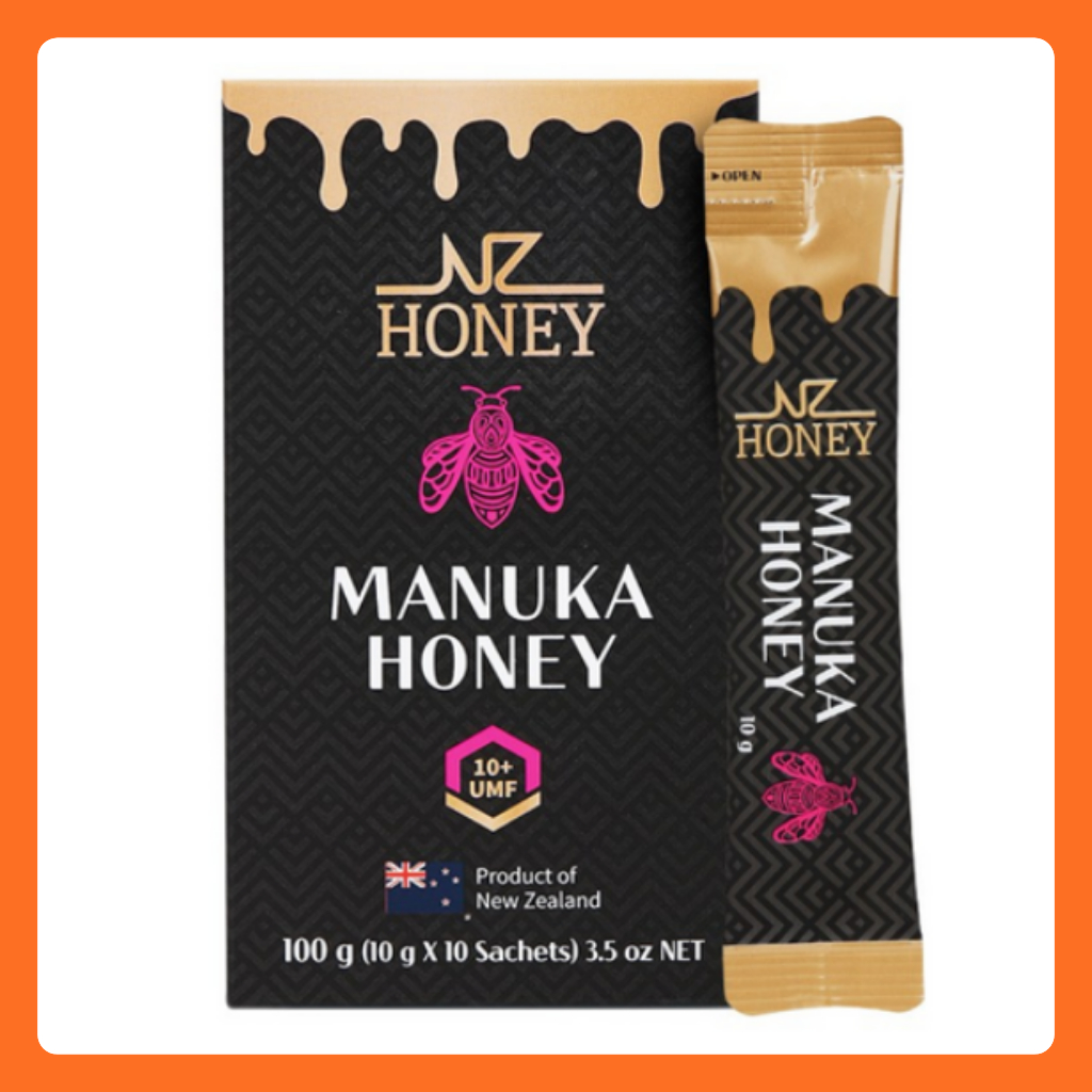 [Sản xuất tại New Zealand] Que mật ong Manuka mật ong NZ UMF10 10g x 10 que / Mật ong tự nhiên New Z