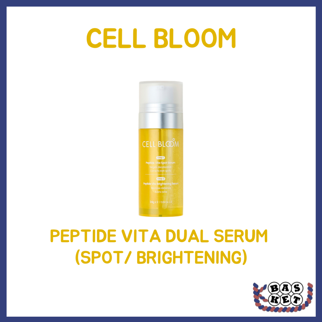 [CELL BLOOM] SERUM PEPTIDE VITA DUAL (SPOT 24g / BRIGHTENING 24g) 48g