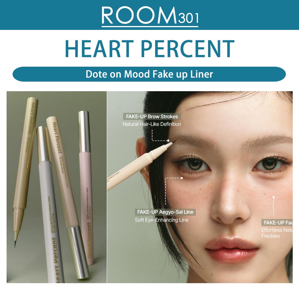 [HEART PERCENT] DOTE ON MOOD FAKEUP LINER Chì Kẻ Bọng Mắt Kẻ Mắt 4 Màu HEARTPERCENT HEART PERCENT