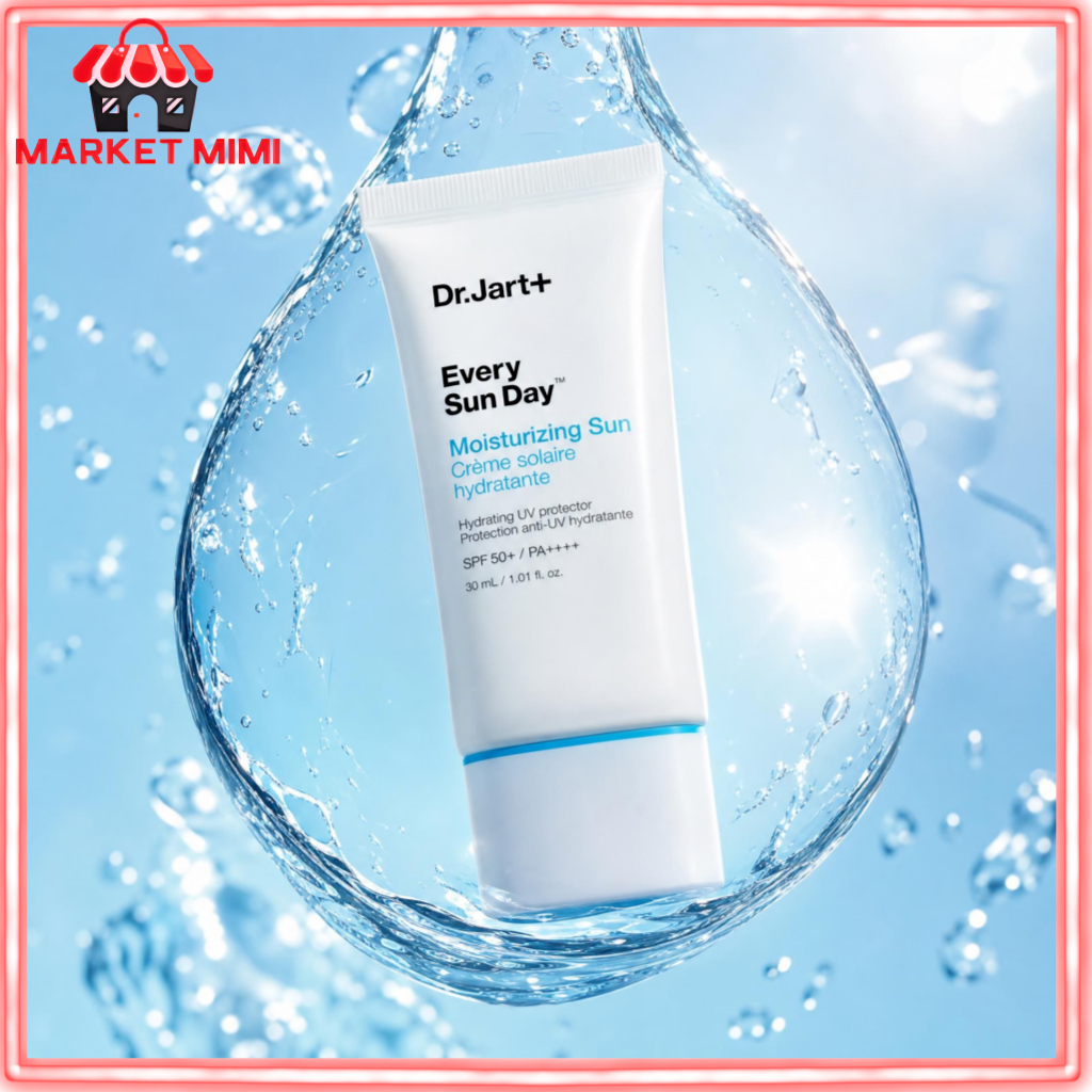 Kem chống nắng dưỡng ẩm Dr.Jart Every Sun Day SPF50 + PA + + + + 30ml Kem chống nắng mặt dưỡng ẩm hà