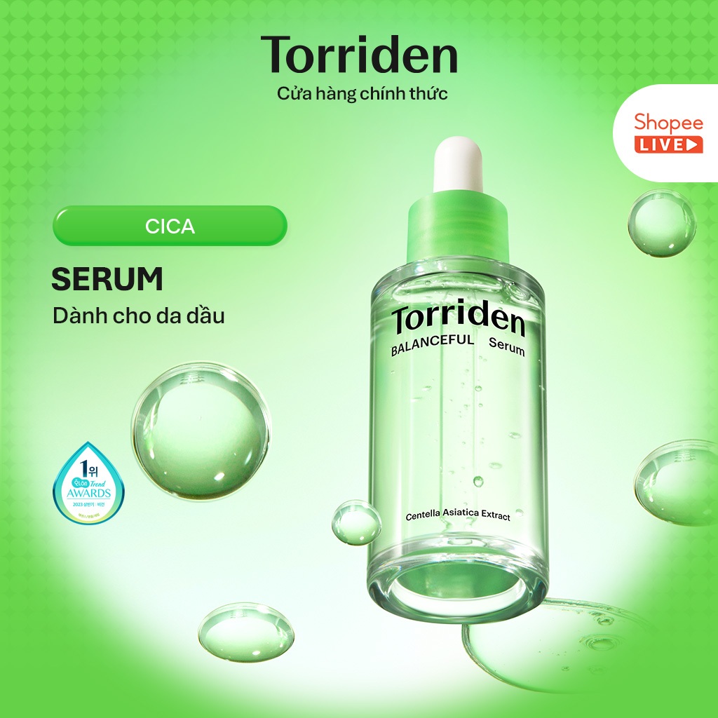 [ Torriden Live ] Serum BALANCEFUL CICA, 50ml, Serum