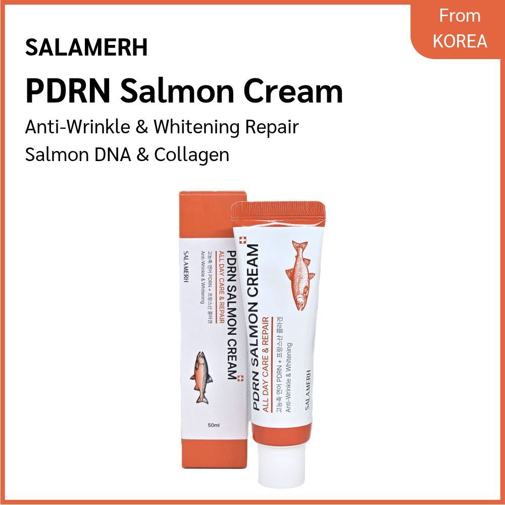 Kem Cá Hồi SALAMERH PDRN 50ml – Kem Dưỡng Ẩm Sửa Chữa Chống Nhăn & Làm Trắng Da Cá Hồi DNA & Collage