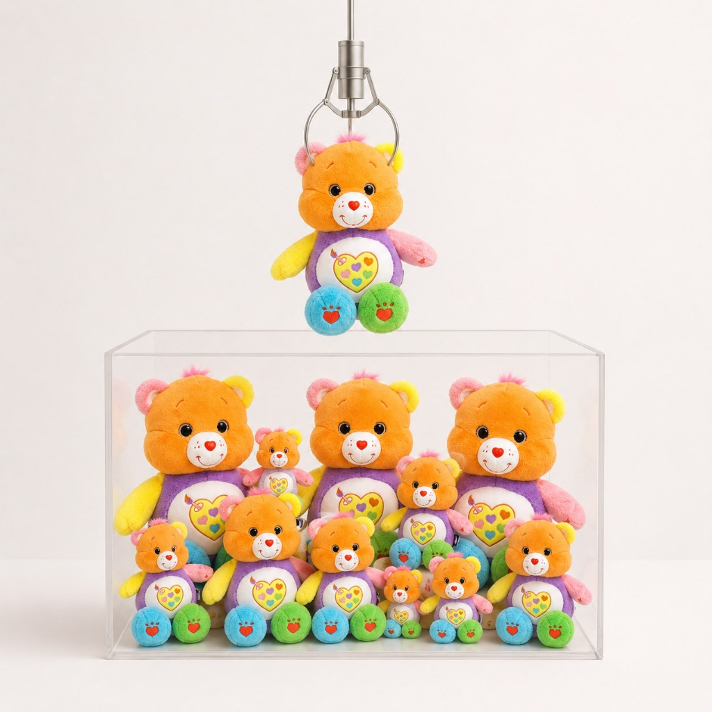 Care Bears Work of Heart Bear Plush Móc khóa 10cm 14cm 27cm 45cm