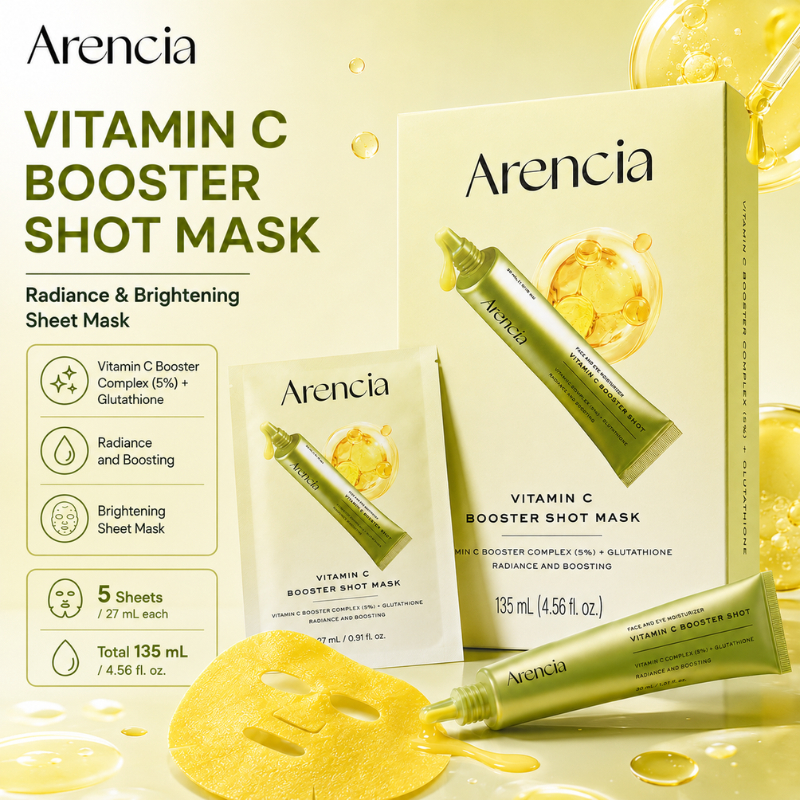 [Arencia] MẶT NẠ BOOSTER VITAMIN C 5ea
