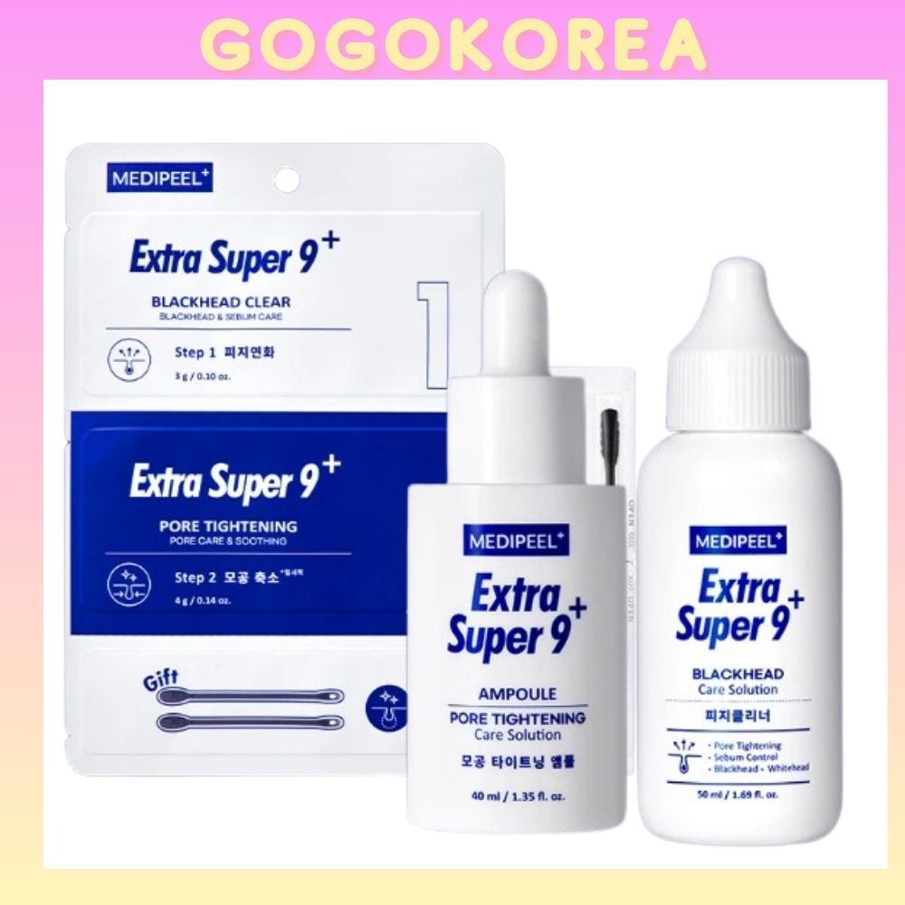 [MEDI-PEEL] Extra Super 9 Plus Pore Care Blackhead Cleaner Ampoule Nose Pack Chăm sóc da Hàn Quốc