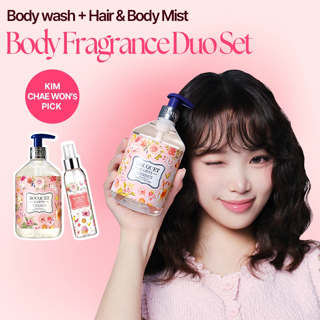 [KIM CHAEWON's Pick] Bouquet Garni Combo Sữa tắm 520ml + Hair & Body Mist 145ml White Musk