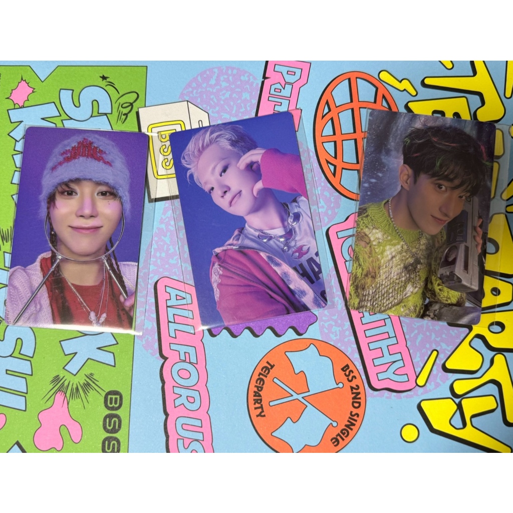 [Weverse Korea] Seventeen BSS “Telepathy ” Album Weverse Exclusive Photocard Set (3 cái)