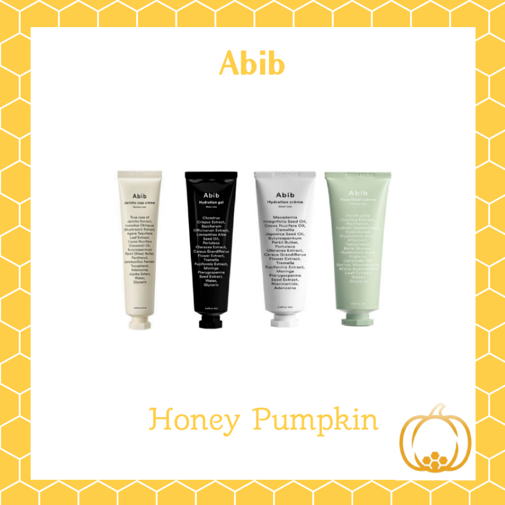 Abib Cream Series 4 Loại - Heartleaf Calming / Jericho Rose / Kem dưỡng ẩm / Gel dưỡng ẩm