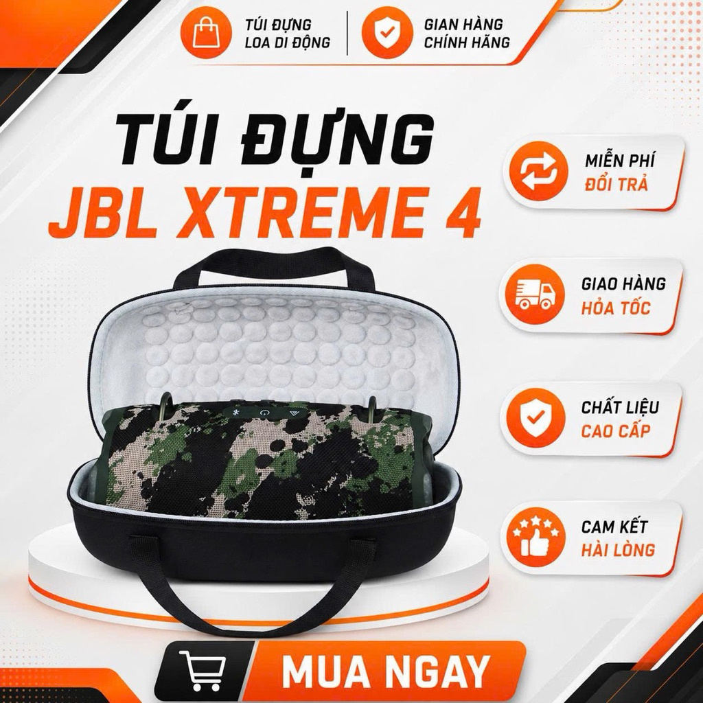 Túi Đựng Loa JBL XTreme 4- Hộp cứng EVA chống sốc, Bụi , va đập