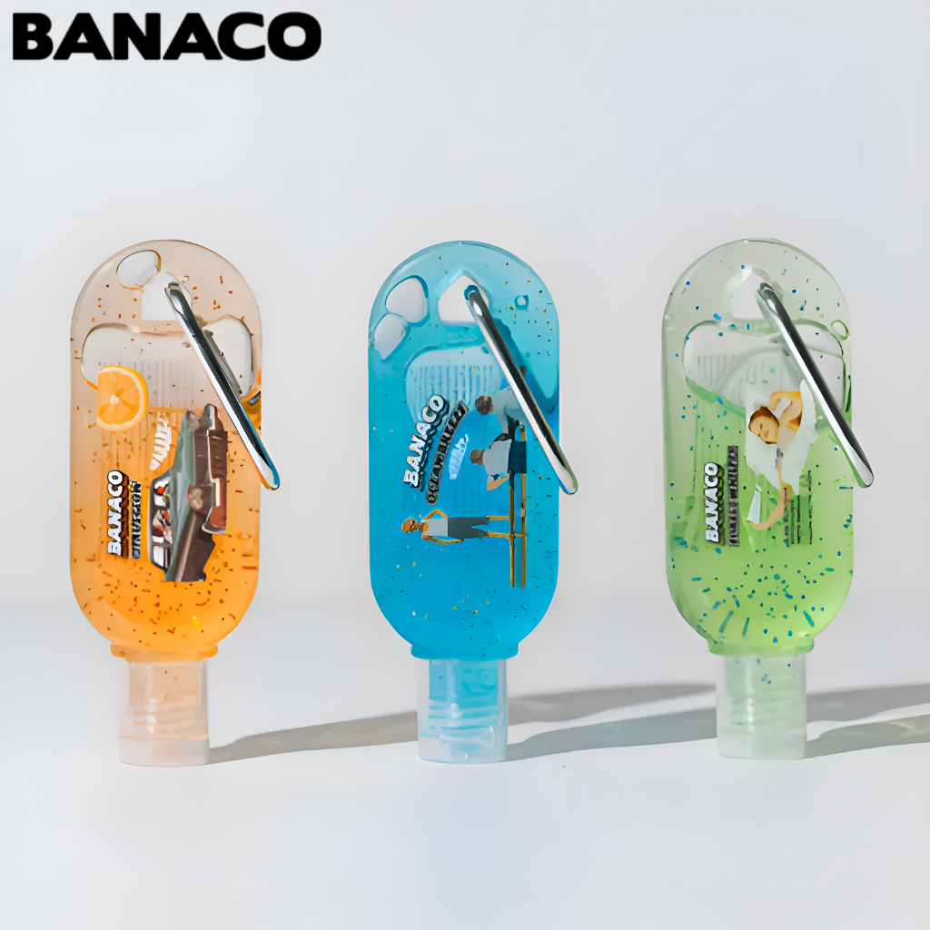 [BANACO] Fizz Hand Wash Keyring 30ml  Móc khóa rửa tay Fizz 30ml | Nước rửa tay thơm cầm tay | Móc k