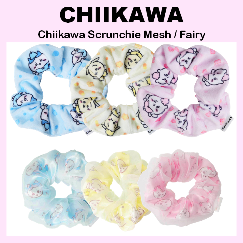 [CHIIKAWA] Chiikawa Sccrunchie Mesh / Fairy (Chiikawa / Hachiware / Usagi)