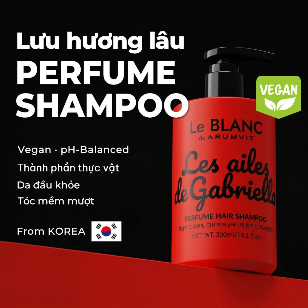 Le BLANC Dầu Gội Nước Hoa -Les ailes de Gabriella | Perfume Hair Shampoo